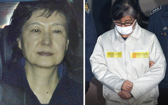 박근혜 전 대통령(왼쪽)과 최순실씨./ 사진=뉴스1