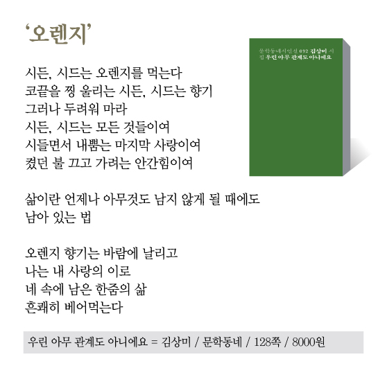 [시인의 집] 한때 내가 사랑했던 사람에 대한 후일담 