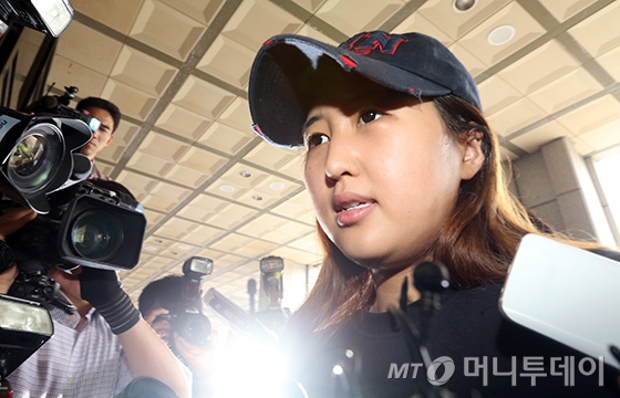 [사진]정유라, 다섯번째 검찰 소환