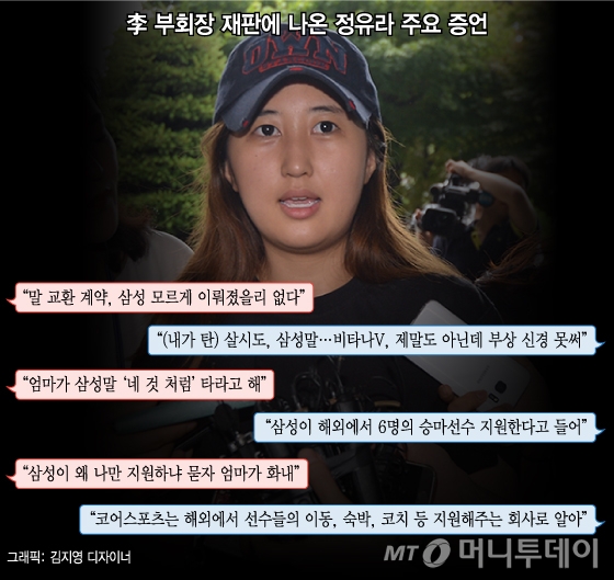 깜짝등장 '정유라'…특검 복덩이? 아니면 엑스맨?