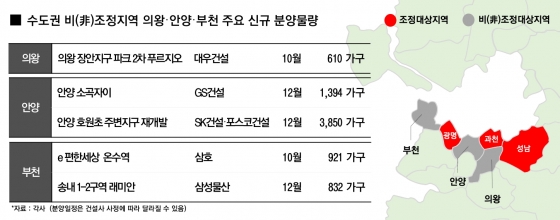 규제 묶인 '과천·성남' 대신 '안양·의왕·부천' 뜬다 