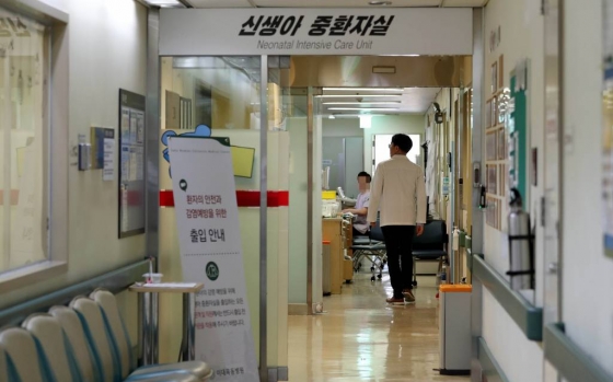 신생아 집단 사망 사건이 발행한 서울 양천구 이대목동병원 신생아 중환자실./사진=뉴시스