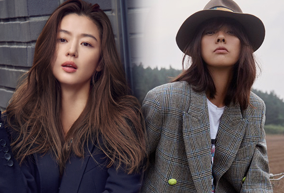 배우 전지현, 가수 이효리/사진=루즈앤라운지, 쟈딕앤볼테르