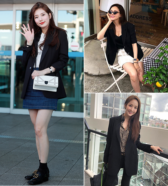 가수 겸 배우 수지, 아이비, 배우 박민영/사진=머니투데이 DB, 아이비 박민영 인스타그램