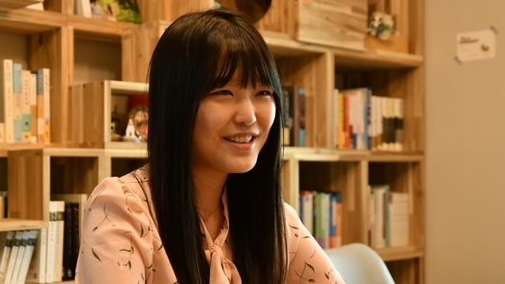 지난 17일 오전 '제가 알아서 할게요' 저자 박은지씨가 인터뷰를 하고 있다./사진=이상봉 기자