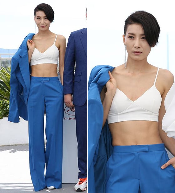 영화 '악녀'로 제70회 칸 영화제에 참석한 배우 김서형./사진=칸 영화제 페이스북
