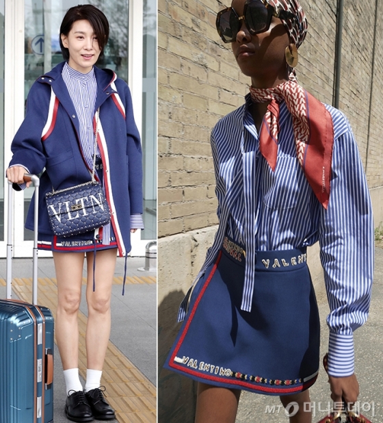 배우 김서형, 발렌티노 2019 리조트 컬렉션/사진=이기범 기자, 발렌티노