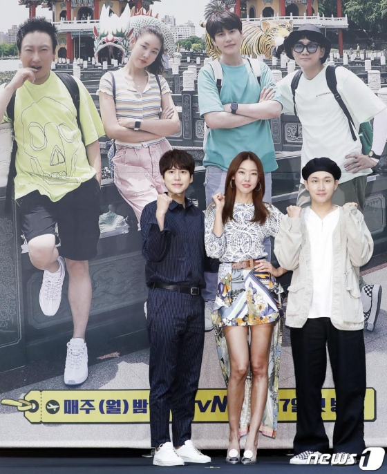 (왼쪽부터)가수 규현, 모델 한혜진, 개그맨 이용진 /사진=뉴스1