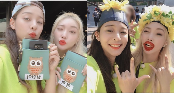 /사진=설인아, 청하 인스타그램