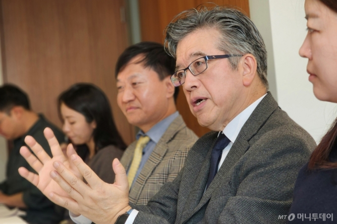 양한광 원장이 6일 서울 중구에서 열린 기자간담회에서 취임 1년간의 성과와 향후 운영 계획을 기자들에게 설명하고 있다. /사진=정심교 기자