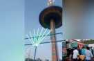 [영상]부모들 눈 앞서 아이들 탄 놀이기구 '쿵'…인도 축제 아수라장