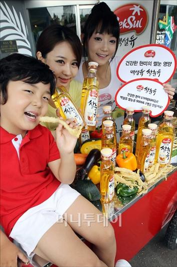 [사진]CJ제일제당, 쌀눈의 영양이 가득한 '백설유 쌀눈유' 