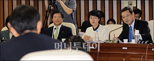 [사진]김태호 인사청문회 '날 세운 민주당 의원들'