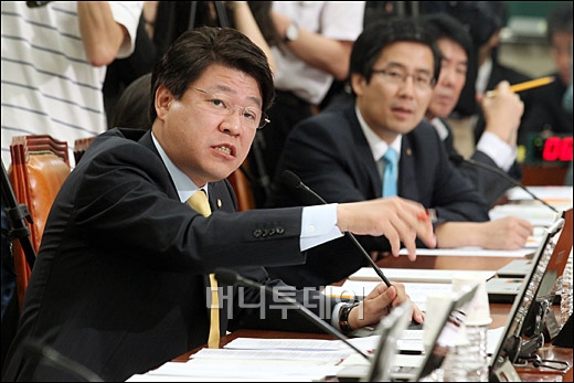 [사진]한진重 청문회, 독기 품은 한나라당 의원들