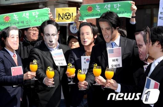 [사진]'핵 칵테일 파티'에 참여한 6개국 정상