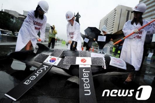 [사진]'고래잡이 반대한다'