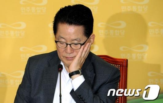 [사진]박지원, '검찰손환 불응'