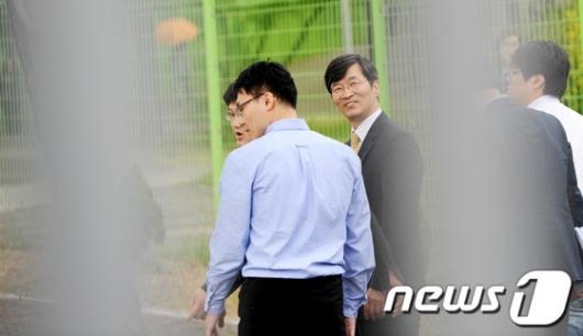 [사진]구치소 수감되는 곽노현 전 교육감