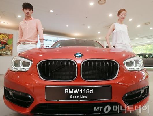 [사진]BMW 뉴 1시리즈, '넓어진 그릴'