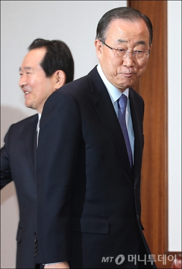 [사진]국회의장실 찾은 반기문 전 총장