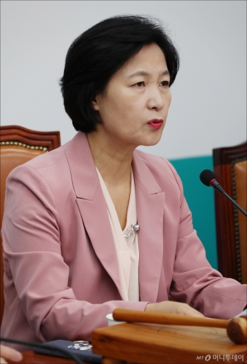 [사진]추미애 '김명수, 사법 개혁·독립 적임자'