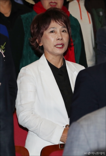 [사진]한국당 디지털정당위원회 출범식 참석한 주옥순 대표