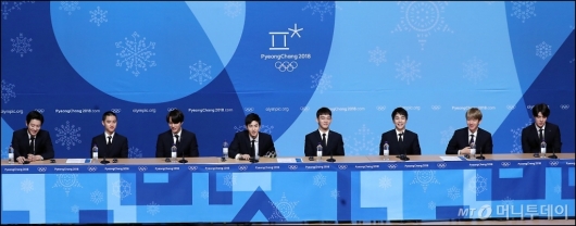 [사진]'2018 평창동계올림픽' 폐회식 참석하는 엑소