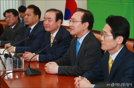 [사진]정의당-민평당 공동교섭단체 구성 관련 회동