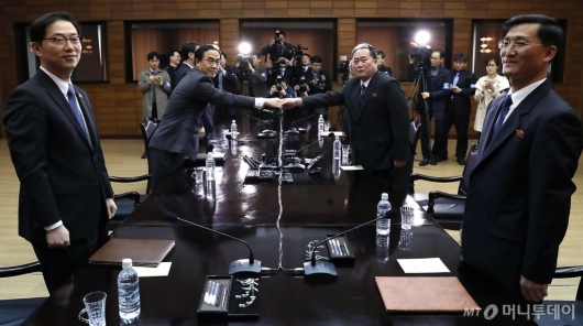 [사진]통일각에서 개최된 남북 고위급회담 