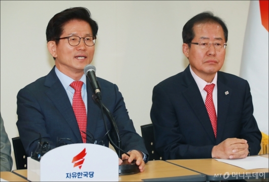 [사진]김문수 '자유한국당, 실력있고 도덕적' 