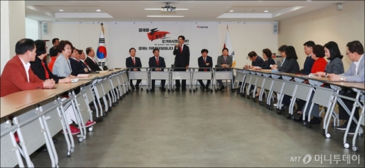 [사진]자유한국당 선대위 전체회의 