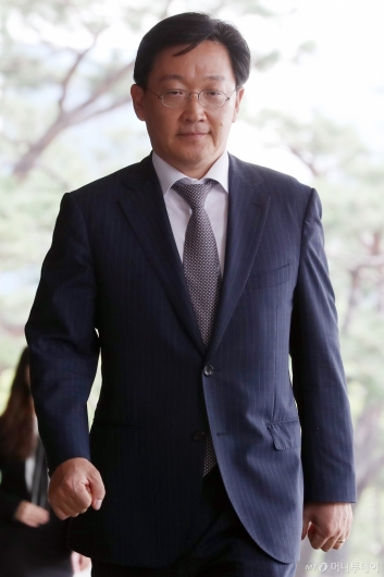 [사진]검찰 출석한 곽병훈 전 청와대 법무비서관
