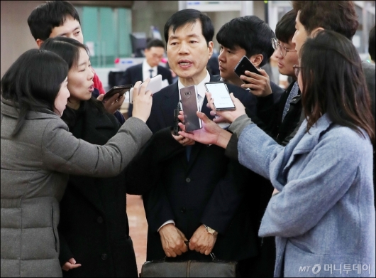 [사진]증선위 참석한 김태한 삼성바이오로직스 사장