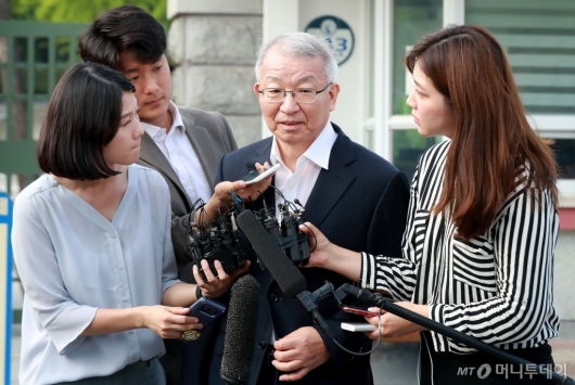 [사진]보석으로 풀려난 양승태 전 대법원장