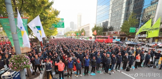 [사진]서울지역 건설노조 총파업 결의대회