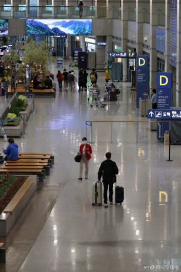 [사진]한산한 인천공항 입국장