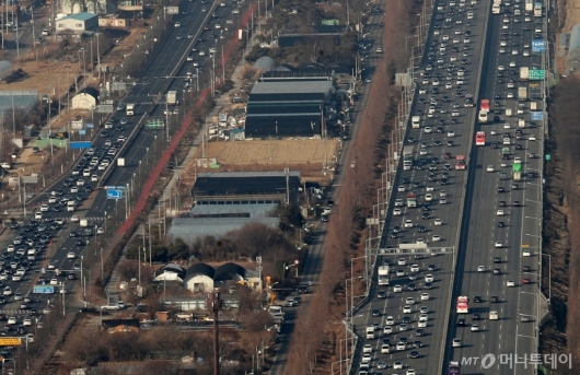 [사진]귀성차량 붐비는 경부고속도로