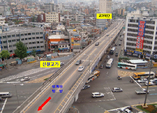 ↑ 38년만에 사라지는 '신설 고가도로'