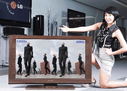 ▲LG전자가 풀HD화질에 120Hz 구동기술을 적용한 XCANVAS LCD TV ‘브로드웨이’3개 모델(52,47,42인치)을 출시했다. 이 제품은 고품격 우드스타일 프레임을 적용,다양한 거실인테리어와 잘 어울린다. <br>
