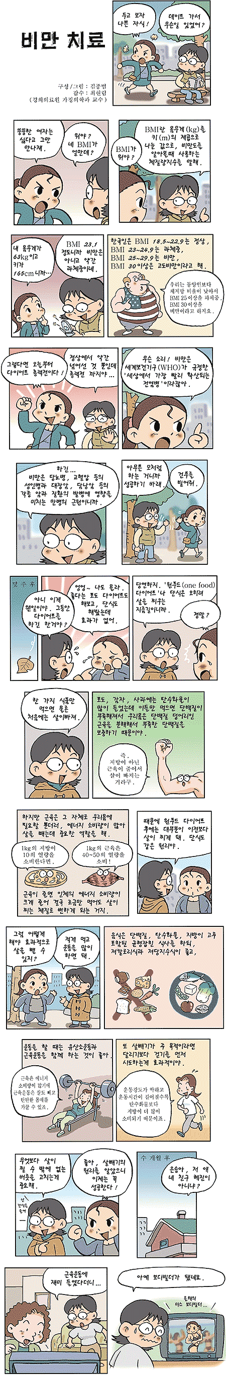 [코믹헬스]살빼려다 보디빌더된 그녀