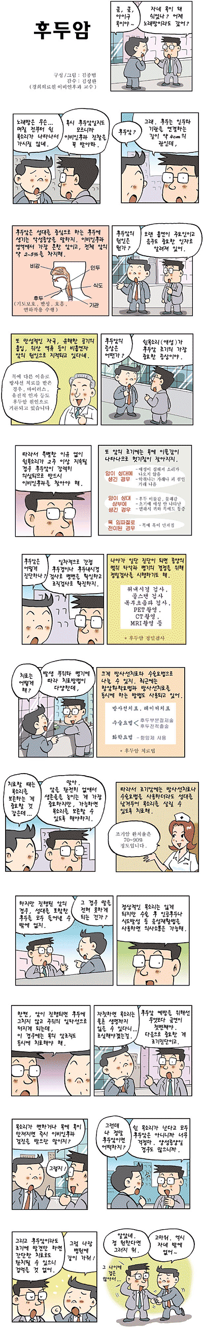 [코믹헬스]쉰목소리가 계속된다면…