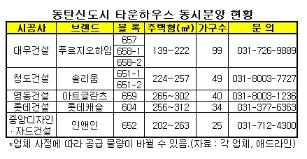 국내 최초 타운하우스村 동시분양