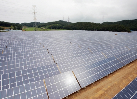 LG솔라에너지가 태안에 건설한 태양광발전소