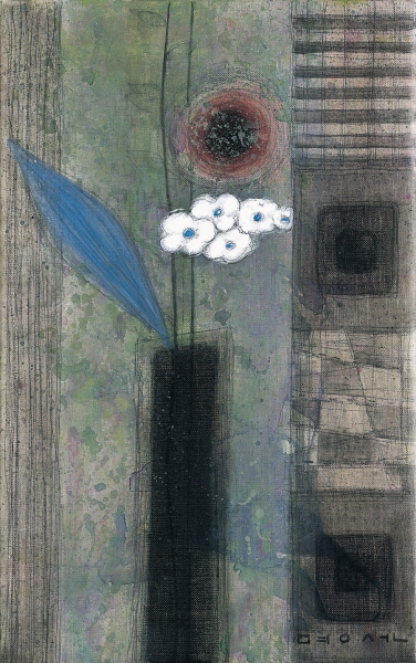 박명선, 삶-일상의 대화 V, 33x53cm, 혼합재료, 2005