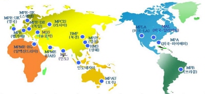 ↑해외 물류거점 현황