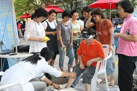 중앙대병원, 관악구 금연아파트 선포식 골밀도검사