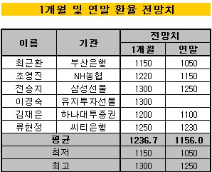 "환율, 단기적으로 1200원 뚫는다"