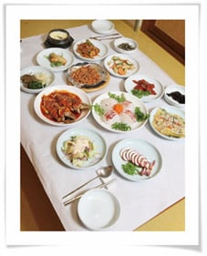 정갈한 상차림 