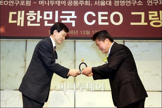 [사진]하태주 대표 '외투기업 제조부문 CEO'