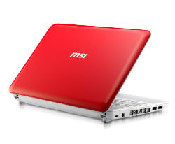 MSI, 빨간색 넷북 '윈드 레드' 선봬